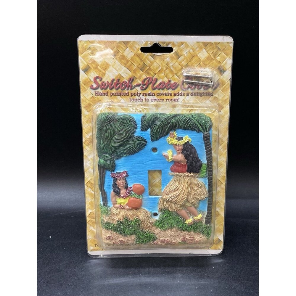 Tiki Hula Girl Hawaiian Light Switch Plate Cover NEW KC Aiea Hawaii